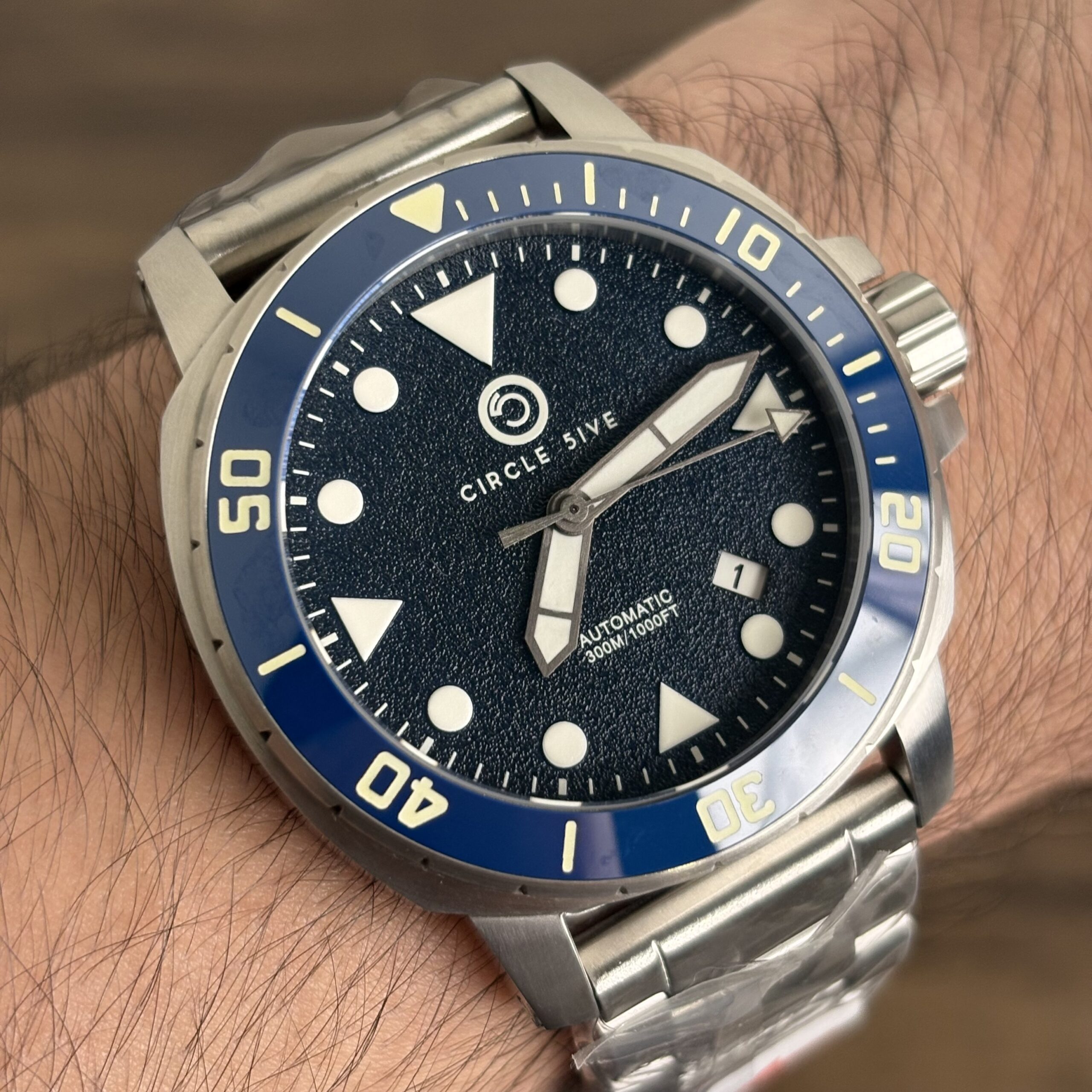Circle Five Blue Torpedo Automatic