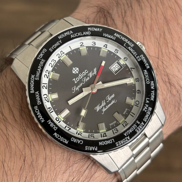Zodiac Super Sea Wolf World Timer Limited Edition