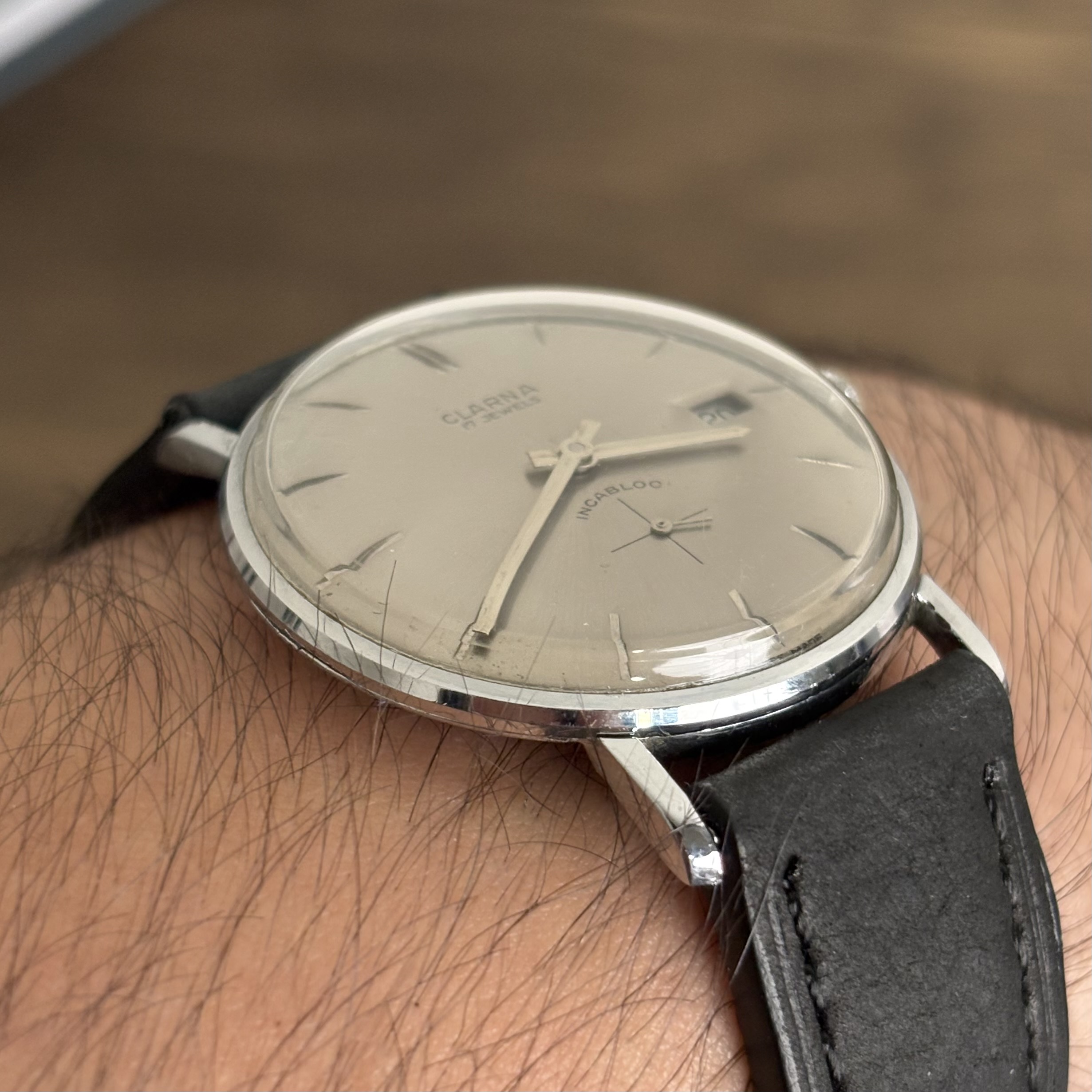 Reloj Vintage Clarna 17 Jewels Incabloc - Image 2