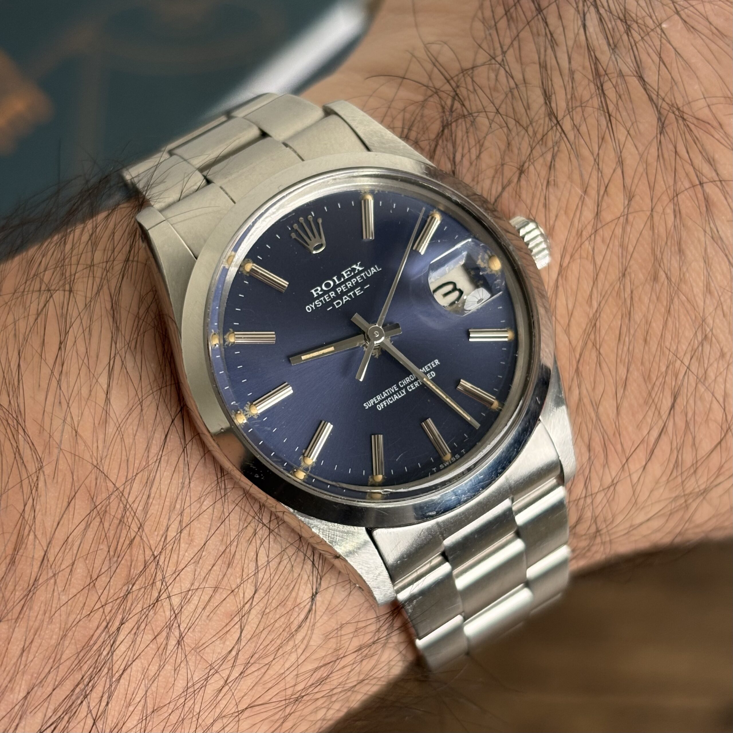 Rolex Oyster Perpetual Date 34 mm — Ref. 15000