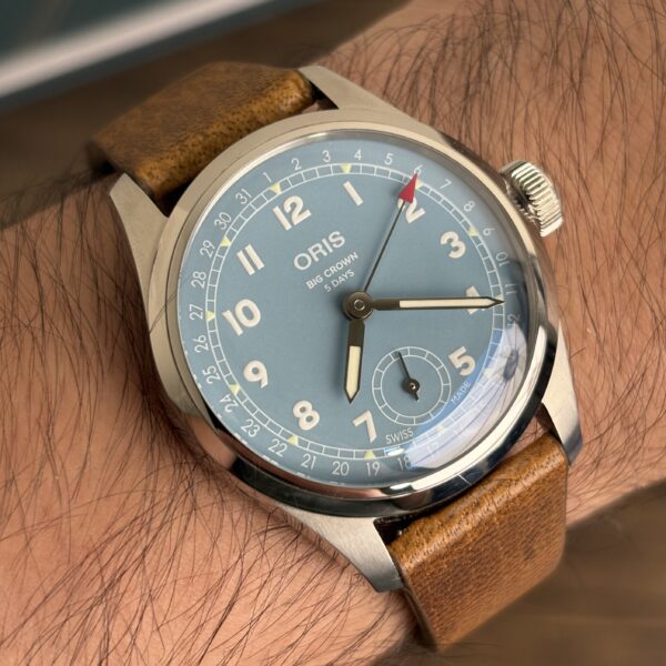 Oris Big Crown Calibre 473 — 38mm — Movimiento de Manufactura de Cuerda Manual — 5 Días de Reserva — Set Completo